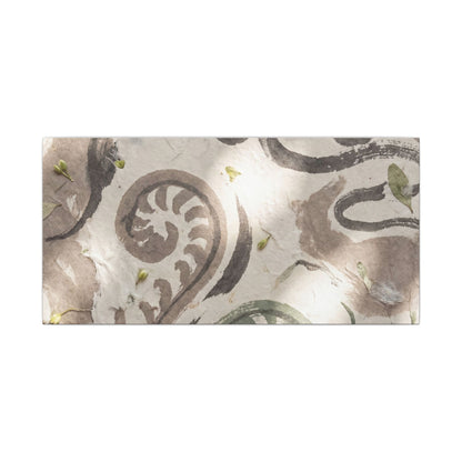 Dappled Ink Brushstroke Canvas Art - Japandi Ma