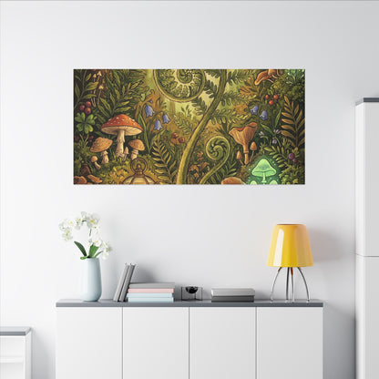 Elegant Ceramic Bowl Canvas Art - Minimal Line Japandi
