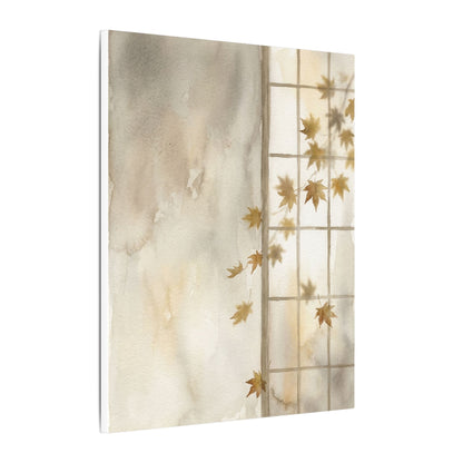 Warm Shoji Screen Canvas Art - Watercolor Japandi