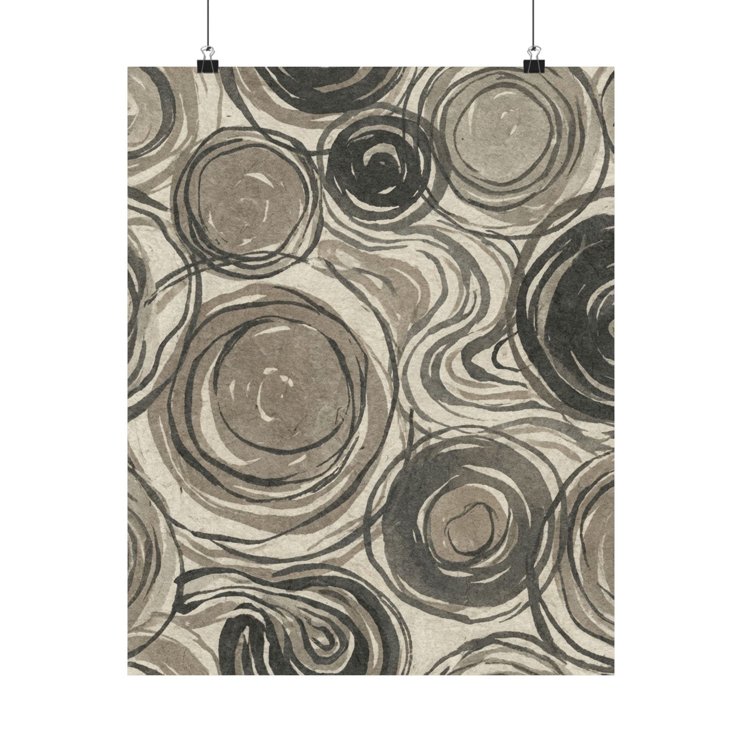 Wabi-sabi Pattern Japandi Japanese Pattern Wall Art Print | Wabi-sabi Pattern Japanese Pattern Art Print