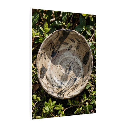 Elegant Ceramic Bowl Canvas Art - Japanese Pattern Japandi