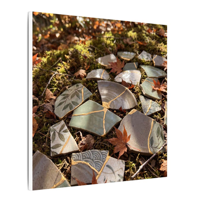 Broken Pottery Japanese Pattern Canvas Art | Elegant Japandi Art