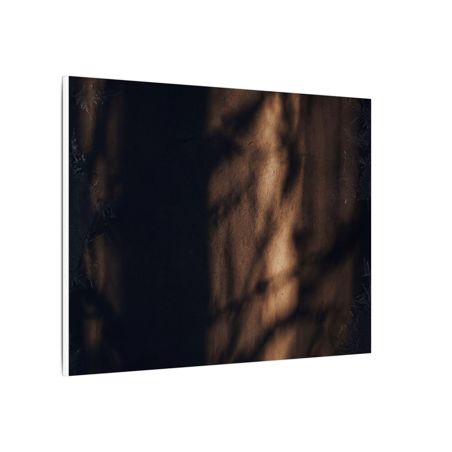 Winter Shadow Play Moody Minimal Canvas Art | Luxurious Decor