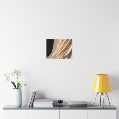 Golden Hour Silk Drape Canvas Art - Kintsugi Fukinsei