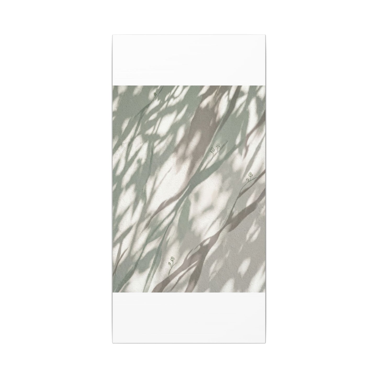 Japandi Shadow Play in Dappled | Japanese Pattern Canvas Art