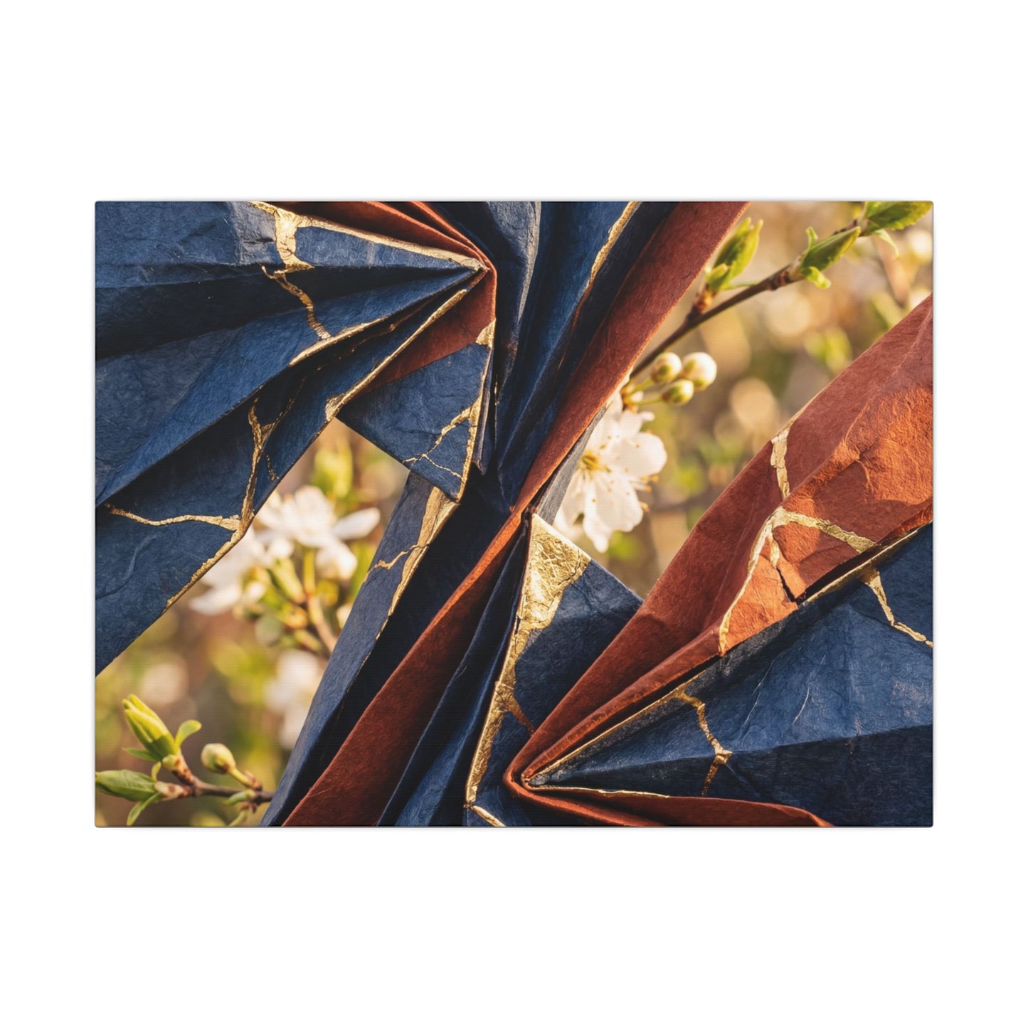Spring Ceramic Bowl Watercolor Canvas Art | Warm Decor Art Print