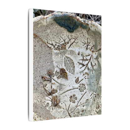 Ceramic Bowl Winter Canvas Art | Japandi Earthy Design