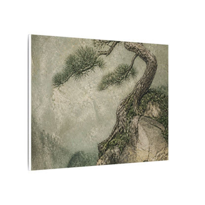 Fukinsei Pine Tree Canvas Art - Japandi Texture