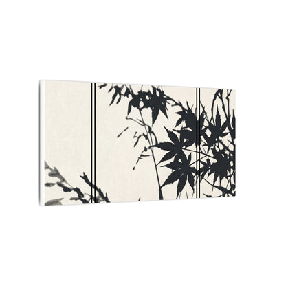 Shoji Screen Canvas Art | Summer Japandi Minimal Line Art