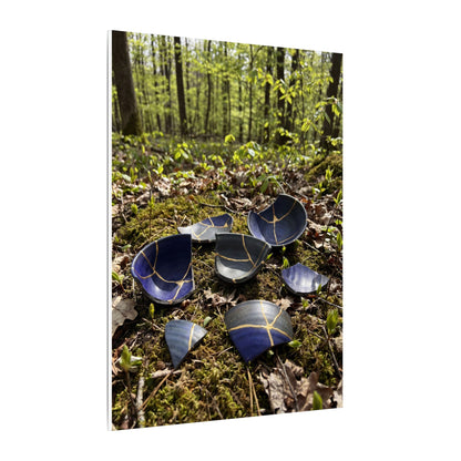 Philosophical Broken Pottery Canvas Art - Broken Beauty Kintsugi