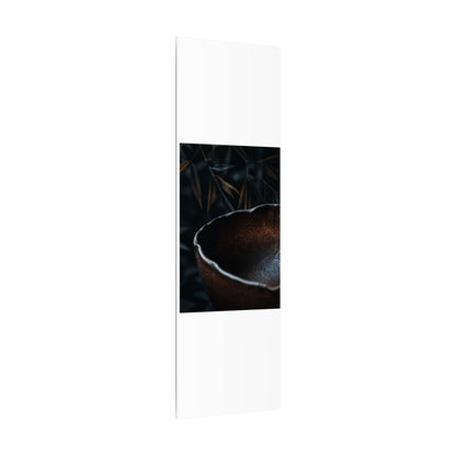Luxurious Ceramic Bowl Canvas Art - Shadow Zen Dark Japandi