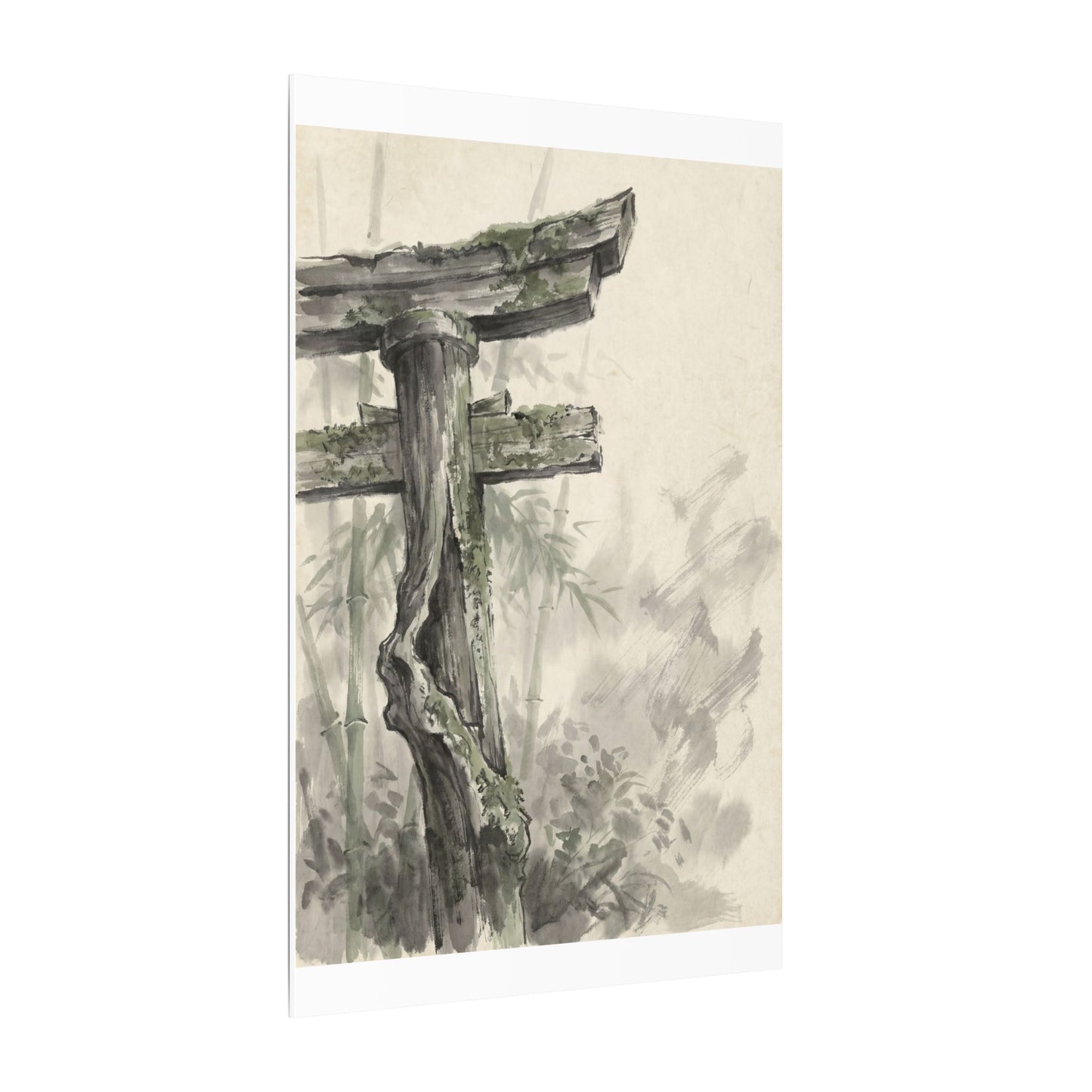 Torii Gate Summer Canvas Art | Zen Tranquil Design