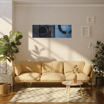 Tea Ceremony Enso Canvas Art | Calm Zen Art