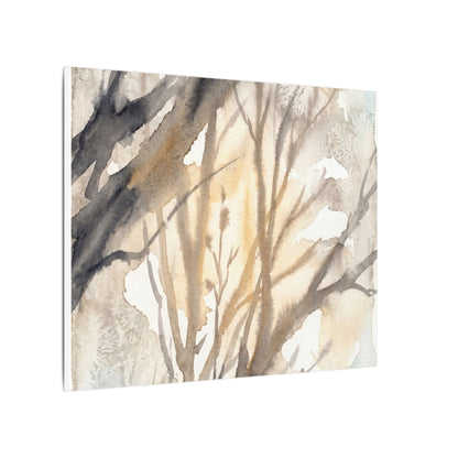 Ma Shadow Play Canvas Art - Japandi Watercolor