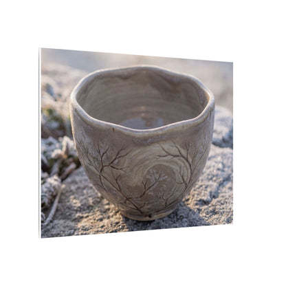 Seijaku Ceramic Bowl Canvas Art - Japandi Japanese Pattern