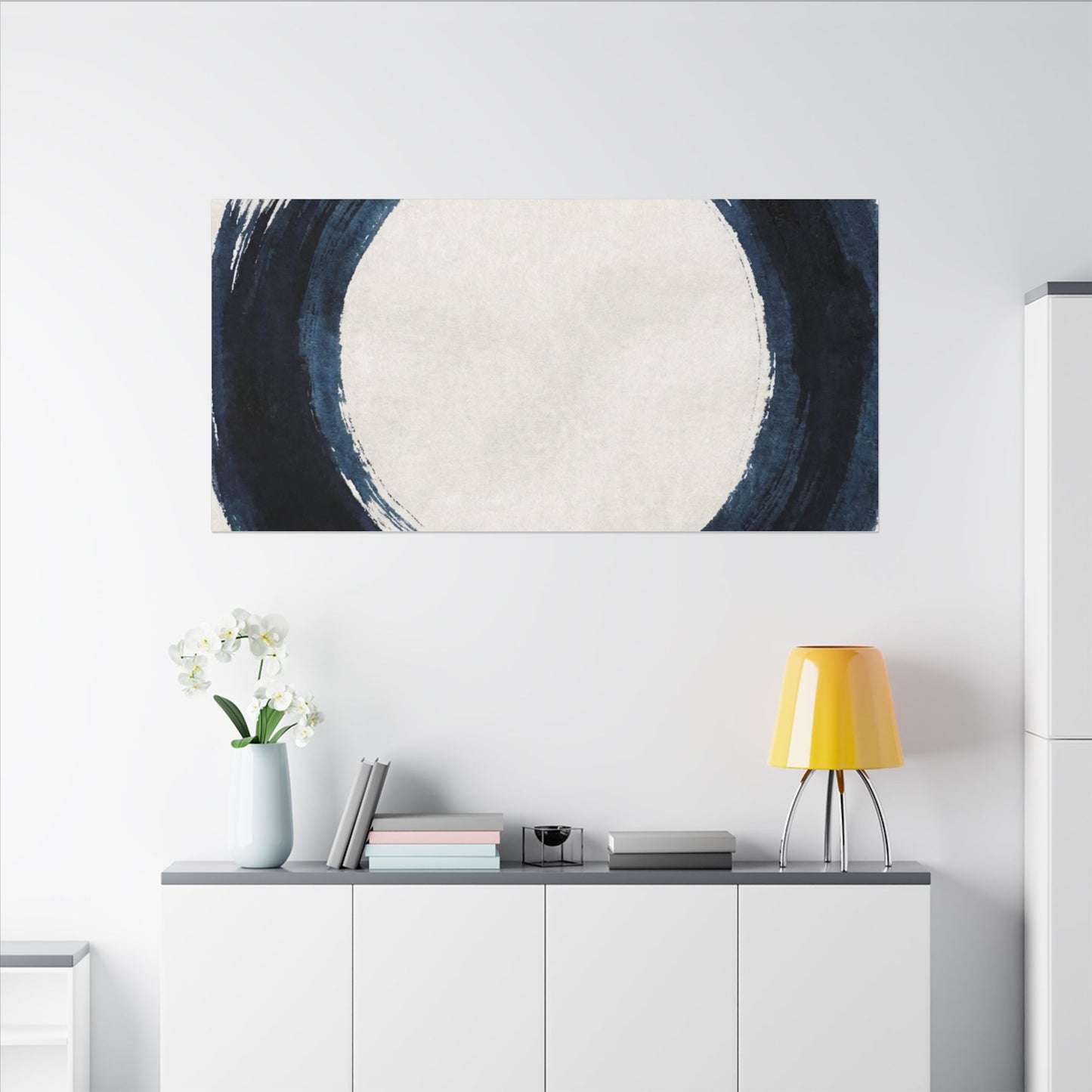 Balanced Meditation Zen Enso Canvas Art