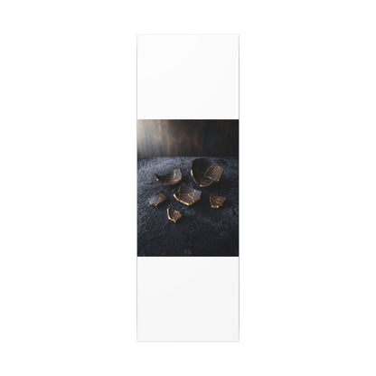 Winter Broken Pottery Shadow Zen Canvas Art | Bold Decor