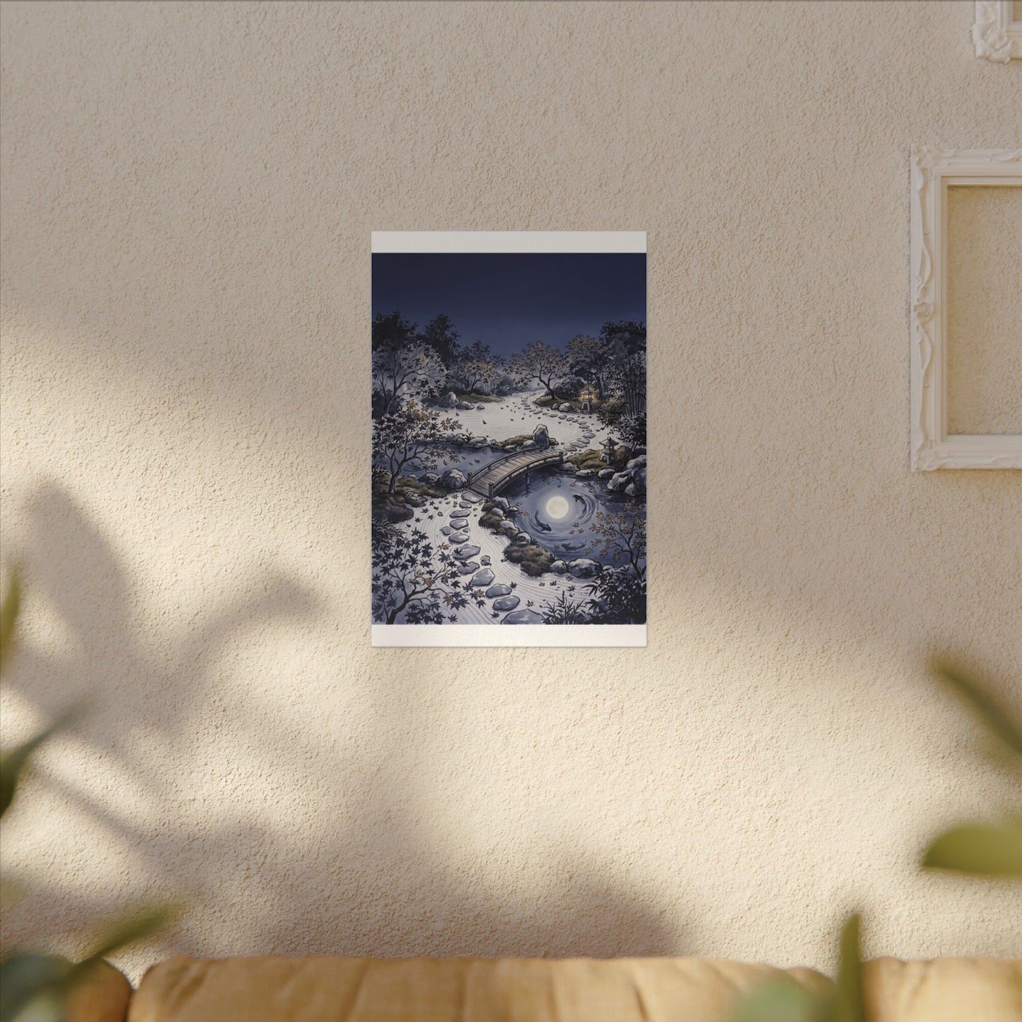 Torii Gate Enso Canvas Art | Contemplative Zen Art