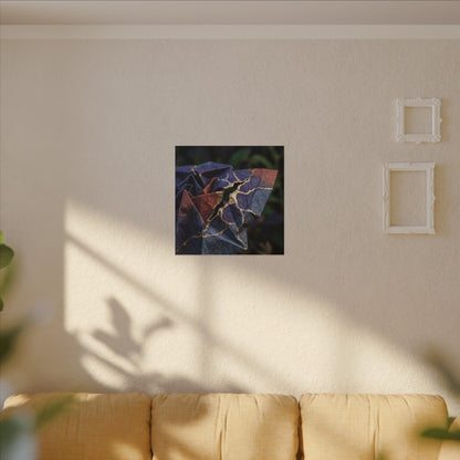 Philosophical Paper Fold Canvas Art - Gold Vein Kintsugi