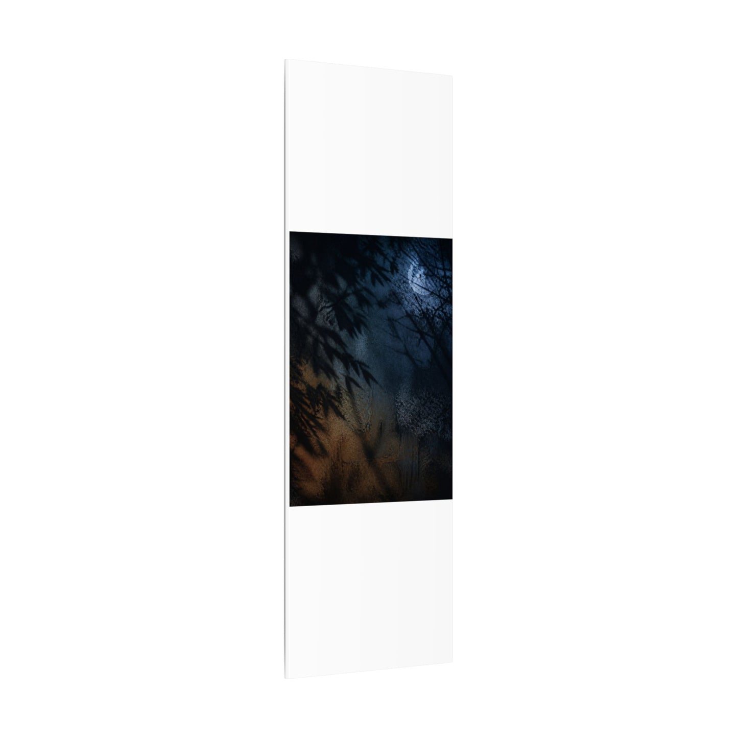 Kanso Shadow Play Canvas Art - Dark Japandi Shadow Zen