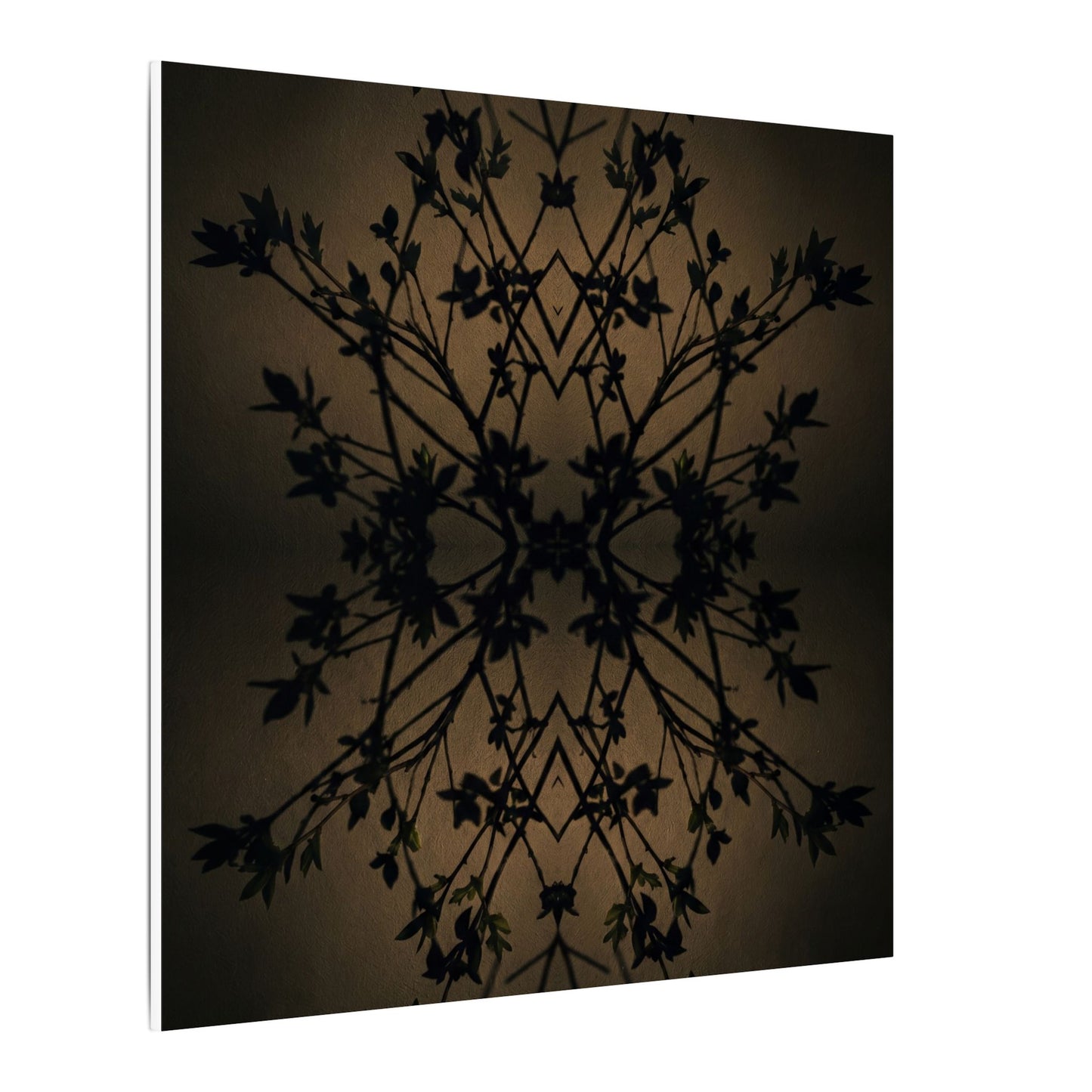 Golden Hour Shadow Play Canvas Art - Dark Japandi Seijaku