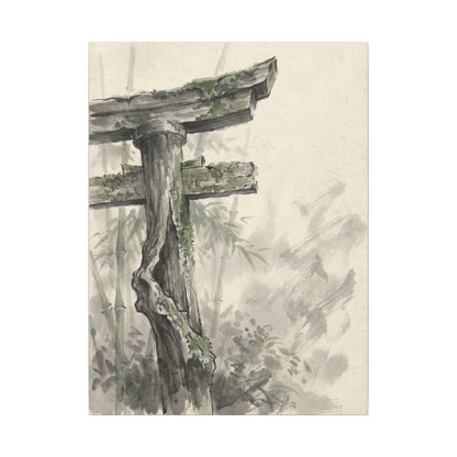 Torii Gate Summer Canvas Art | Zen Tranquil Design