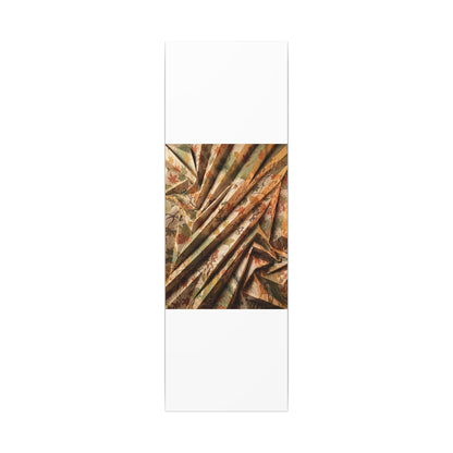 Paper Fold Autumn Canvas Art | Japandi Earthy Design