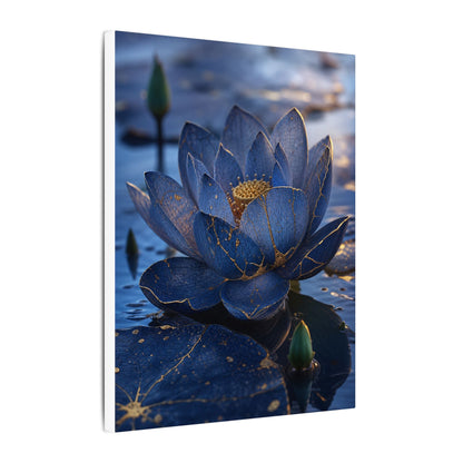 Kintsugi Lotus Flower in Dawn | Broken Beauty Canvas Art