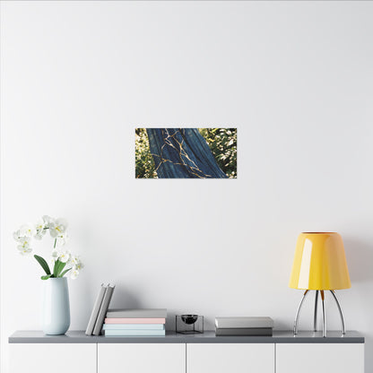 Resilient Silk Drape Canvas Art - Gold Repair Kintsugi
