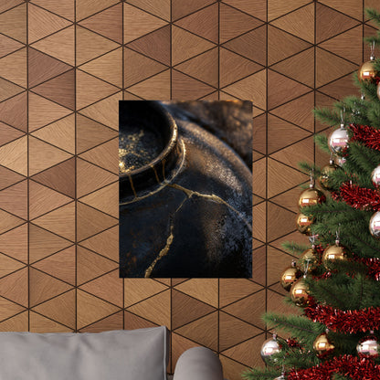 Winter Rust Patina Broken Beauty Wall Art Print | Artful Decor