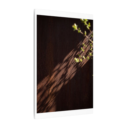 Rust Patina Moody Minimal Canvas Art | Sophisticated Dark Japandi Art