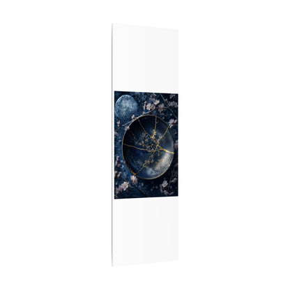 Cherry Blossom Winter Canvas Art | Kintsugi Philosophical Design