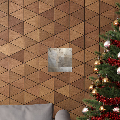 Shadow Play Winter Wall Art Print | Japandi Elegant Design