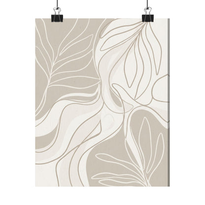 Japandi Minimalist Wall Art Print Art Print
