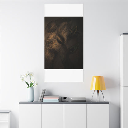 Candlelight Shadow Play Canvas Art - Dark Japandi Ma
