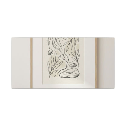 Japandi Charcoal Canvas Art