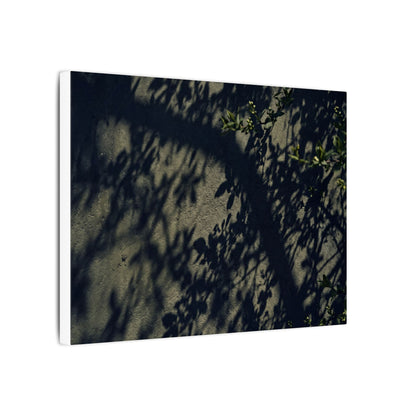 Atmospheric Shadow Play Canvas Art - Moody Minimal Dark Japandi