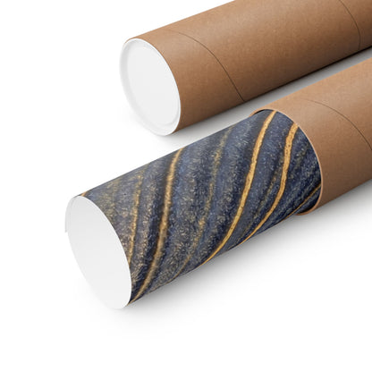 Datsuzoku Water Ripple Wall Art Print - Kintsugi Gold Repair