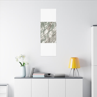 Japandi Shadow Play in Dappled | Japanese Pattern Canvas Art