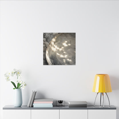 Ceramic Bowl Watercolor Canvas Art | Warm Japandi Art
