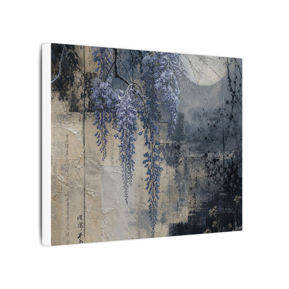 Winter Wisteria Texture Canvas Art | Elegant Decor