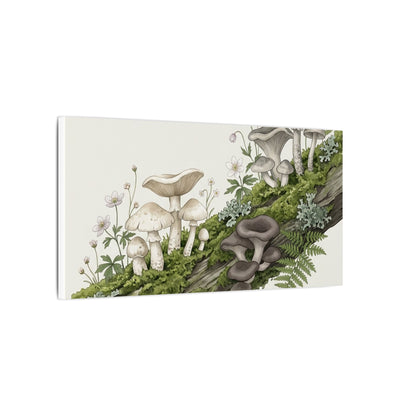Dappled Wild Mushrooms Canvas Art - Japandi Ma