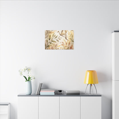 Fukinsei Paper Fold Canvas Art - Japandi Watercolor