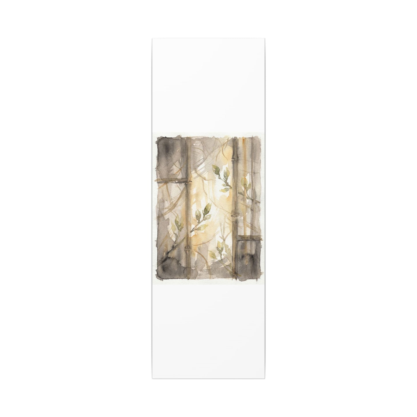 Shoji Screen Spring Canvas Art | Japandi Cozy Design