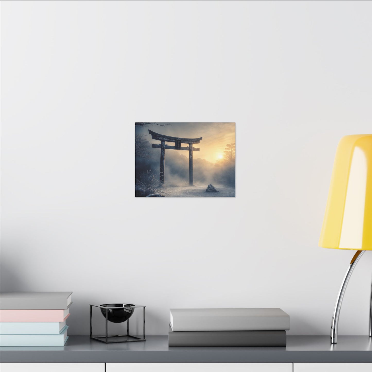 Zen Torii Gate in Golden Hour | Karesansui Canvas Art