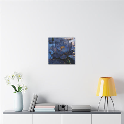 Kintsugi Lotus Flower in Dawn | Broken Beauty Canvas Art