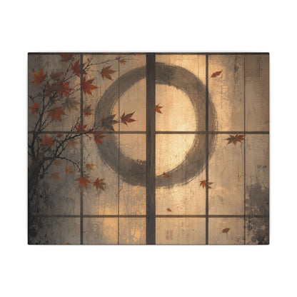 Shoji Screen Texture Canvas Art | Earthy Japandi Art