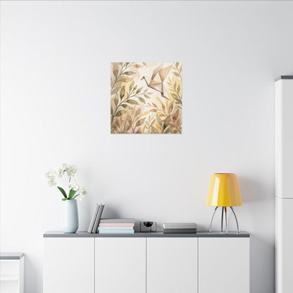 Fukinsei Paper Fold Canvas Art - Japandi Watercolor