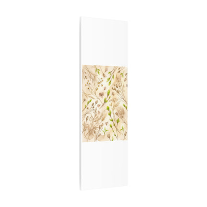Spring Dried Flowers Watercolor Canvas Art | Earthy Decor