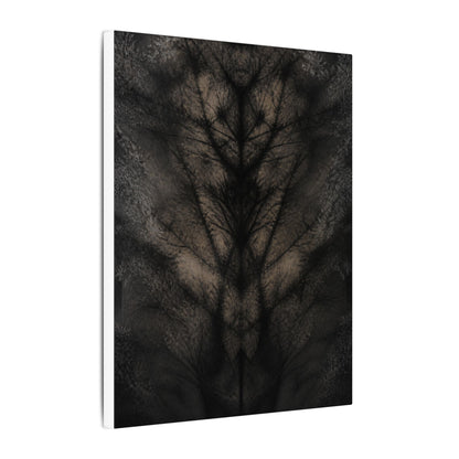 Seijaku Shadow Play Canvas Art - Dark Japandi Charcoal Ink